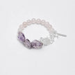 Amethyst Rose Quartz Fire Energy Bracelet natural healing crystal beaded bracelet