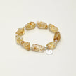 Brazilian Citrine Solar Plexus Chakra Bracelet natural abundance confidence positive energy crystal beaded bracelet