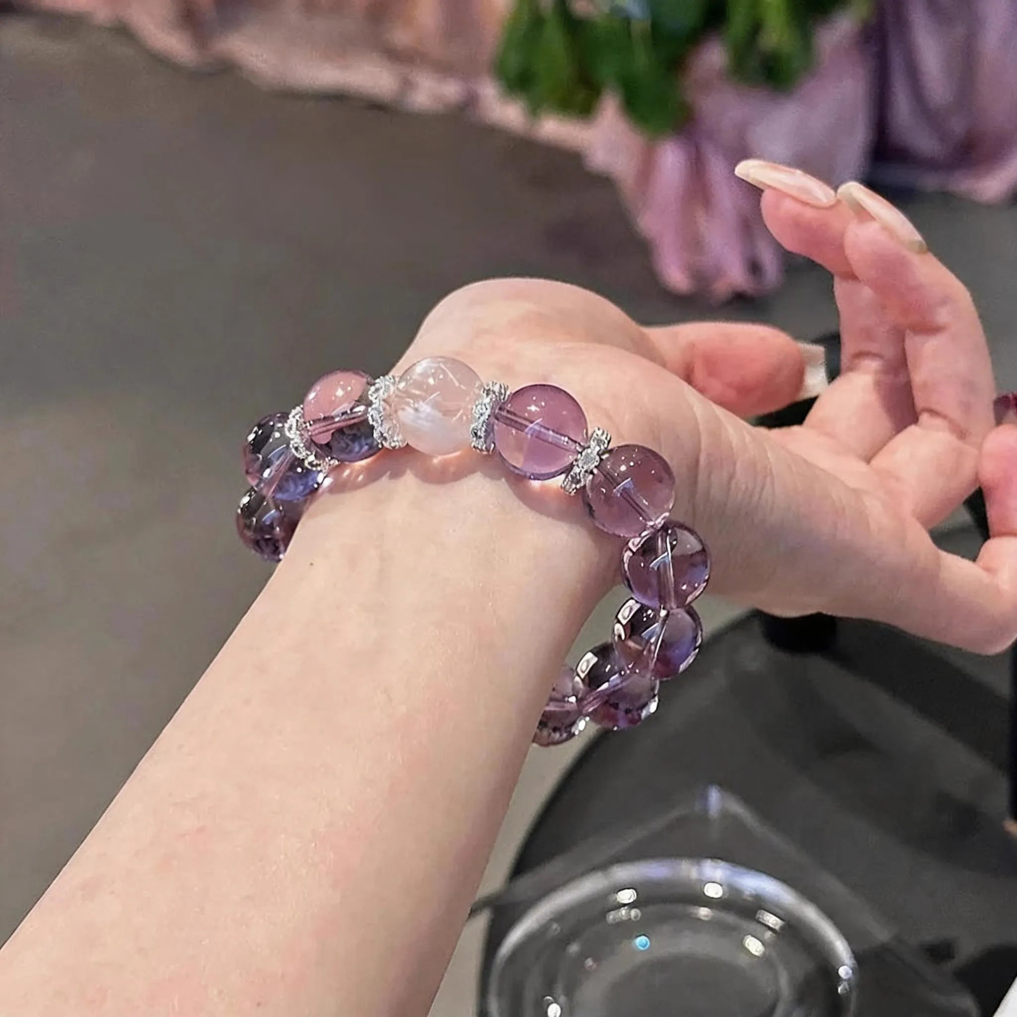 Higher Self Essence Crown Chakra Amethyst natural spiritual clarity healing crystal stone