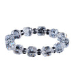 Natural Ace Square Faceted Crystal Bracelet