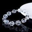 Natural Ace Square Faceted Crystal Bracelet