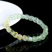 Natural Grape Agate Gradient Round Bead Bracelet