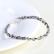 Natural 925 Sterling Silver Black Silver Titanium Design Bracelet