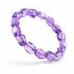 5A Brazilian Amethyst Crown Chakra Bracelet Natural Purple Crystal Beads