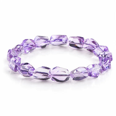 5A Brazilian Amethyst Crown Chakra bracelet purple gemstone